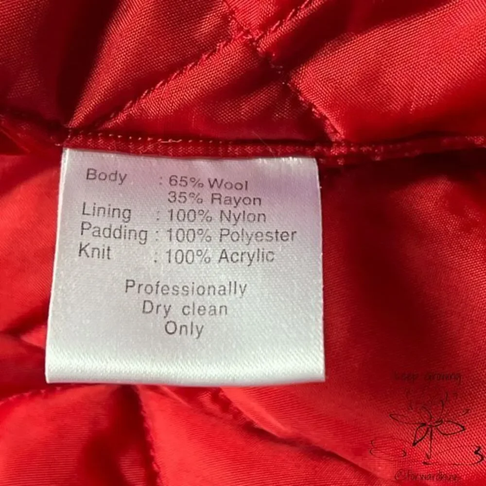 American Girl Wool Blend Jacket Size Medium